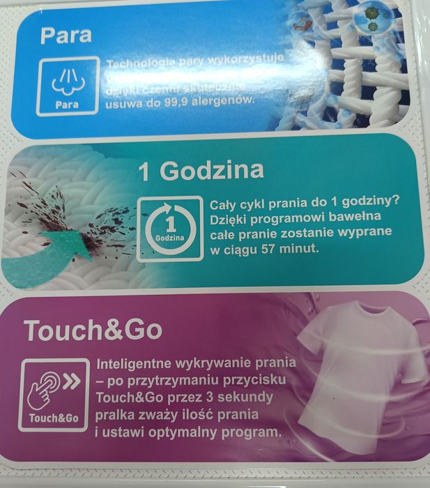 Pralka PHILCO PLDSI 127 ATGPL 1200 obr./min. 7KG gwarancja 5 lat