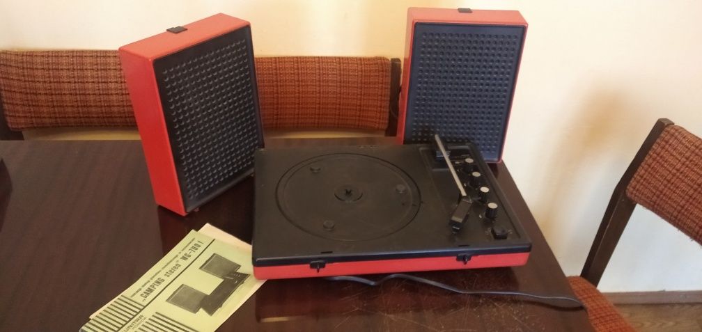 Adapter gramofon Camping stereo WG-7001 Unitra Fonica