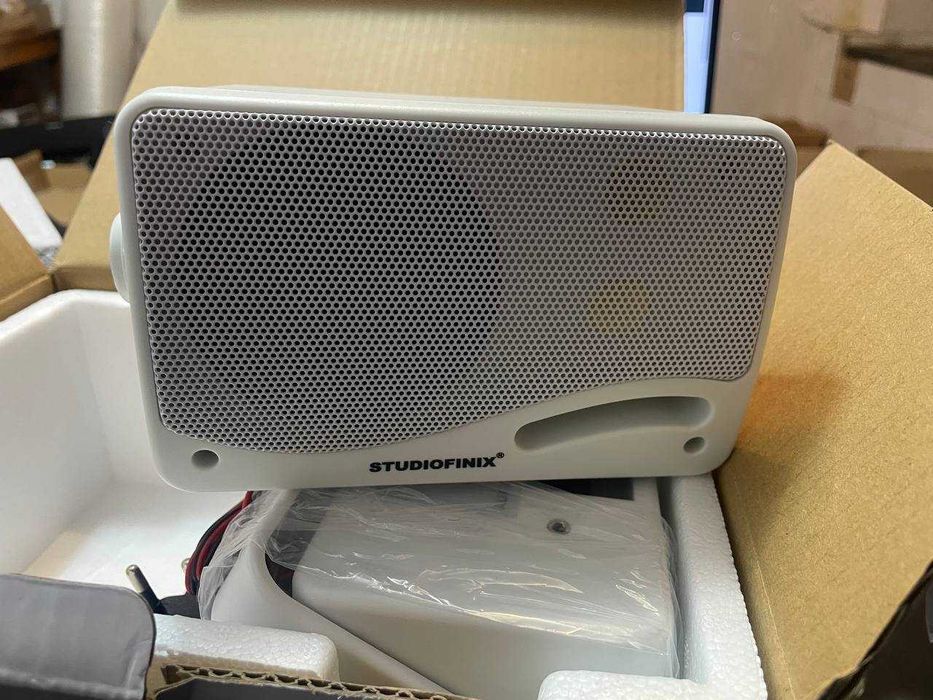 STUDIOFINIX 3.5" зовнішні Bluetooth-колонки 200 Вт (білі)
