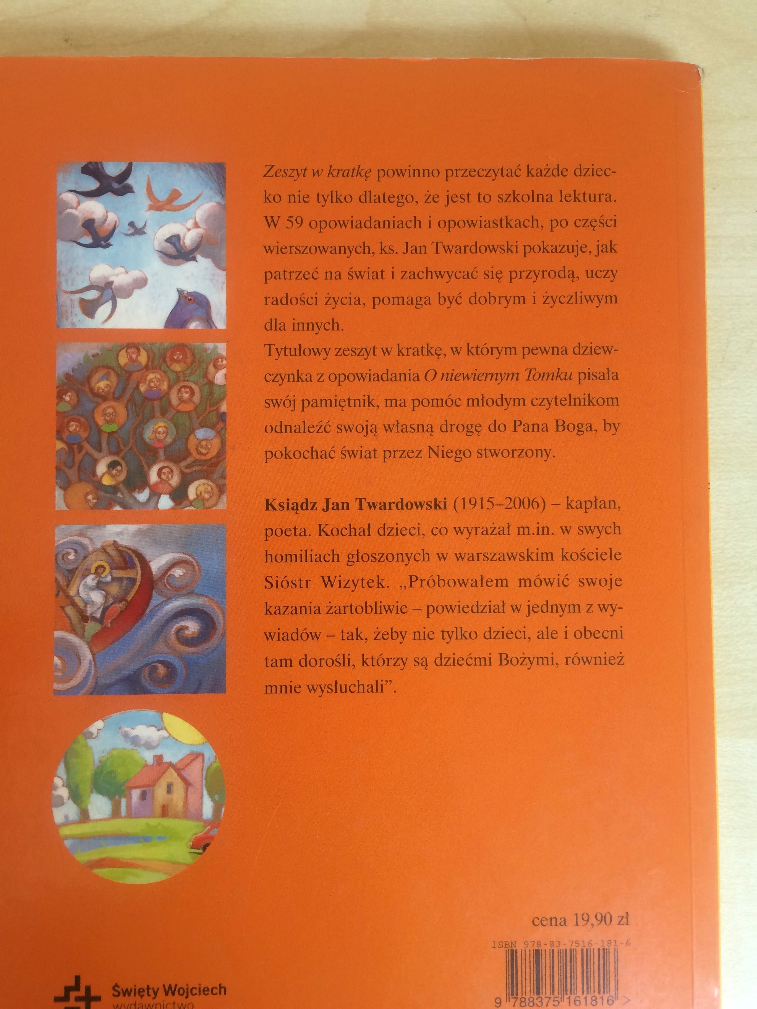 książka zeszyt w kratkę