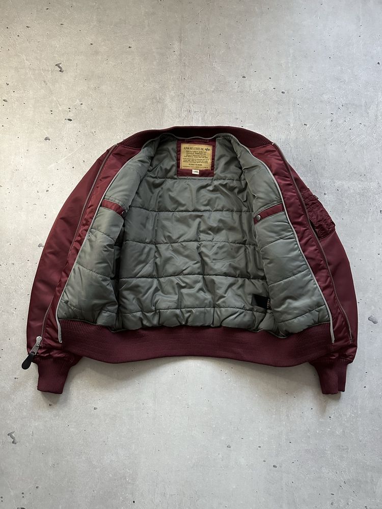 Alpha industries ma-1 pilot bomber jacket original бомбер куртка