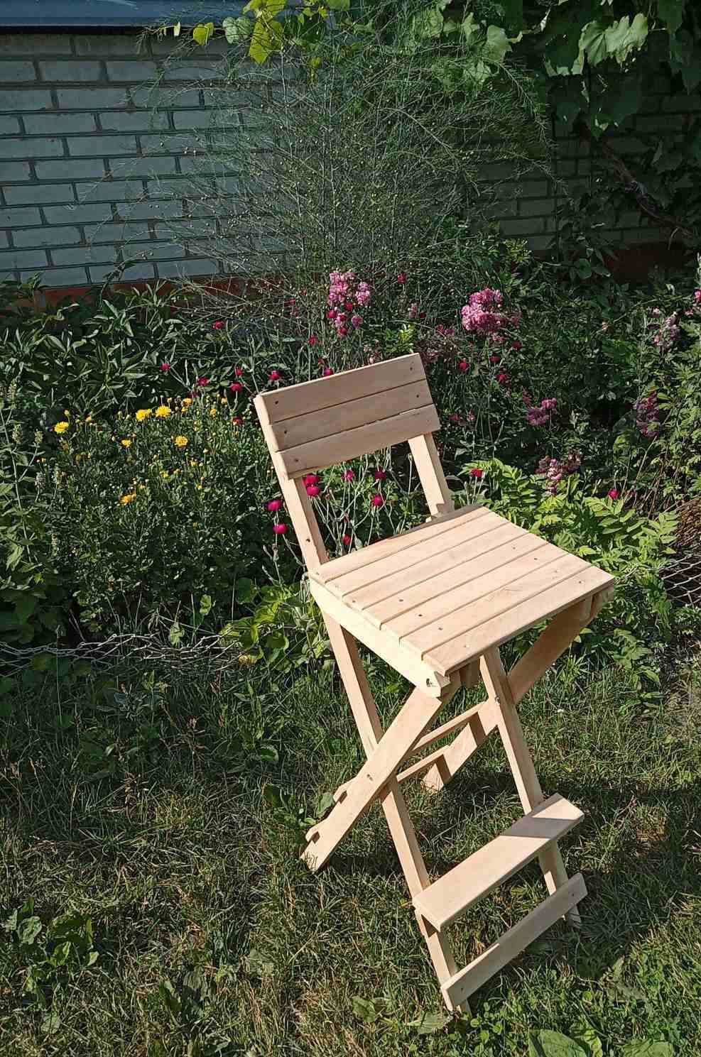 Складной стул для кафе бара