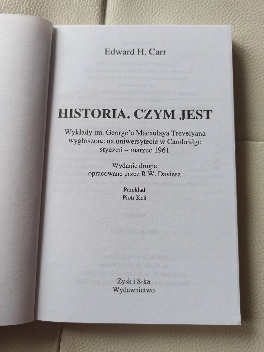 Carr Historia, czym jest wykłady