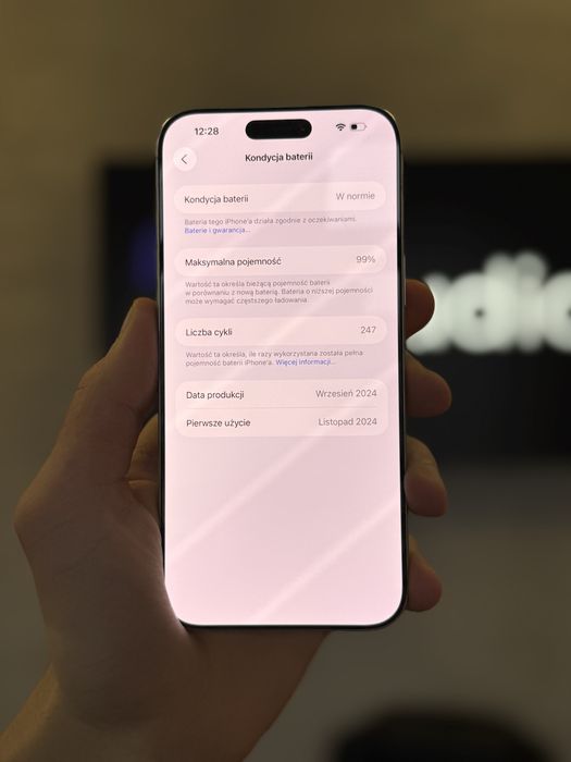 RATY 0% iPhone 16 Pro Max 256GB BATERIA 99% GWARANCJA 12 miesiecy!!!