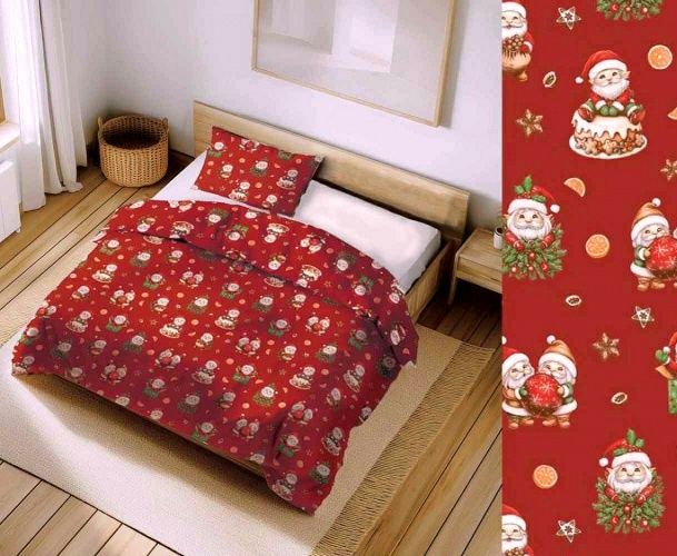 Nowa pościel 140x200 cm z motywem świątecznym zimowym /różne wzory