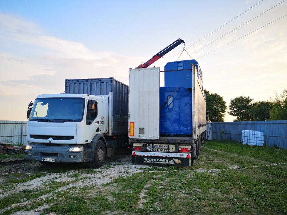 Доставка контейнера/вагончика