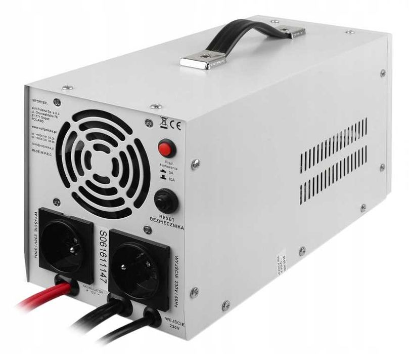 Інвертор Volt Polska 1000Вт ДЖБ ИБП Преобразователь Инвертор для котла