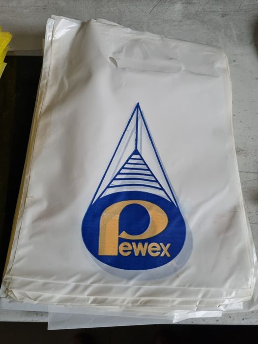 Torebki reklamowe Pewex białe 1 szt.
