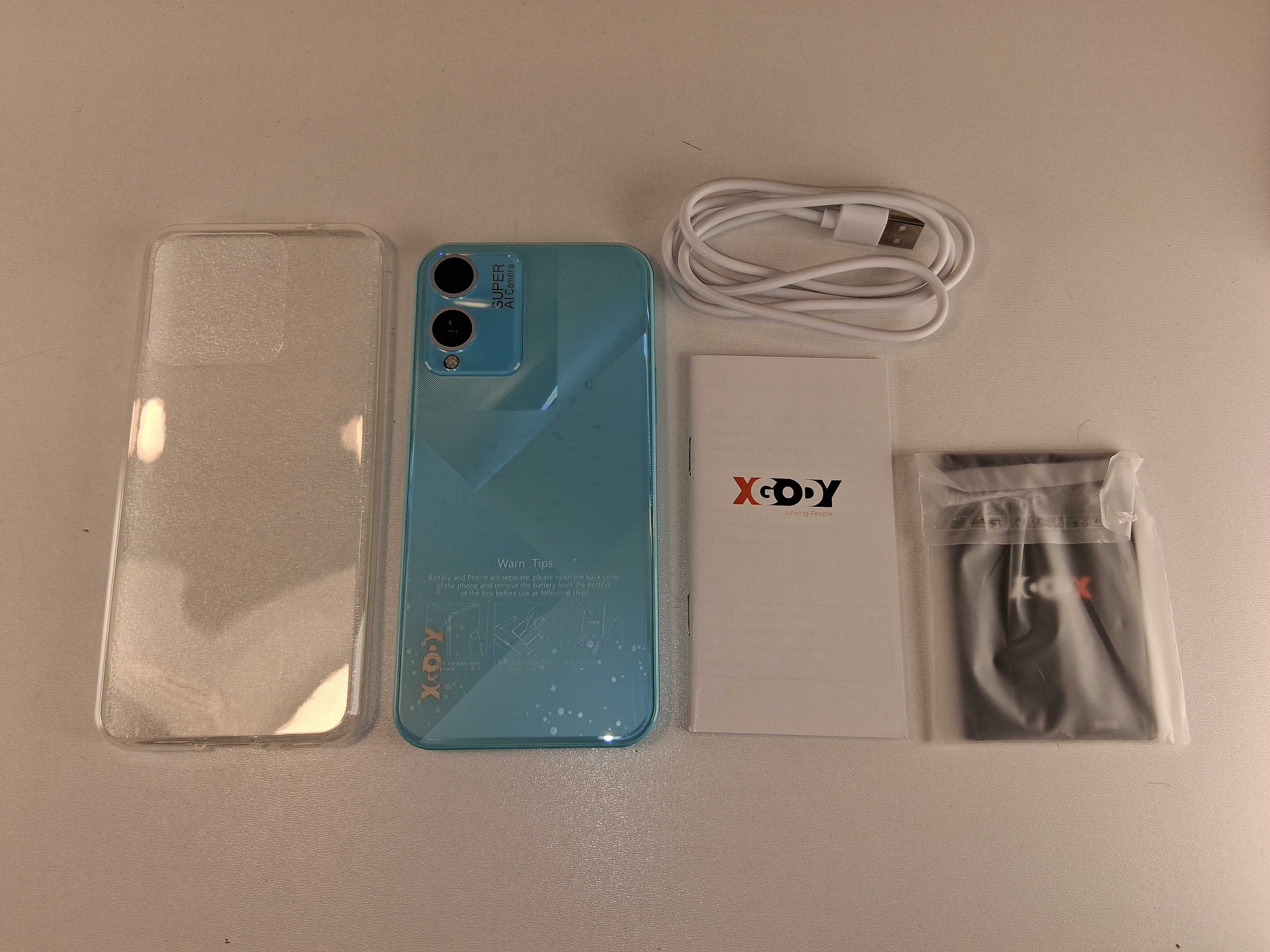 C010 Smartfon XGODY X16 4/64GB, Duża Bateria, Dual SIM, Android