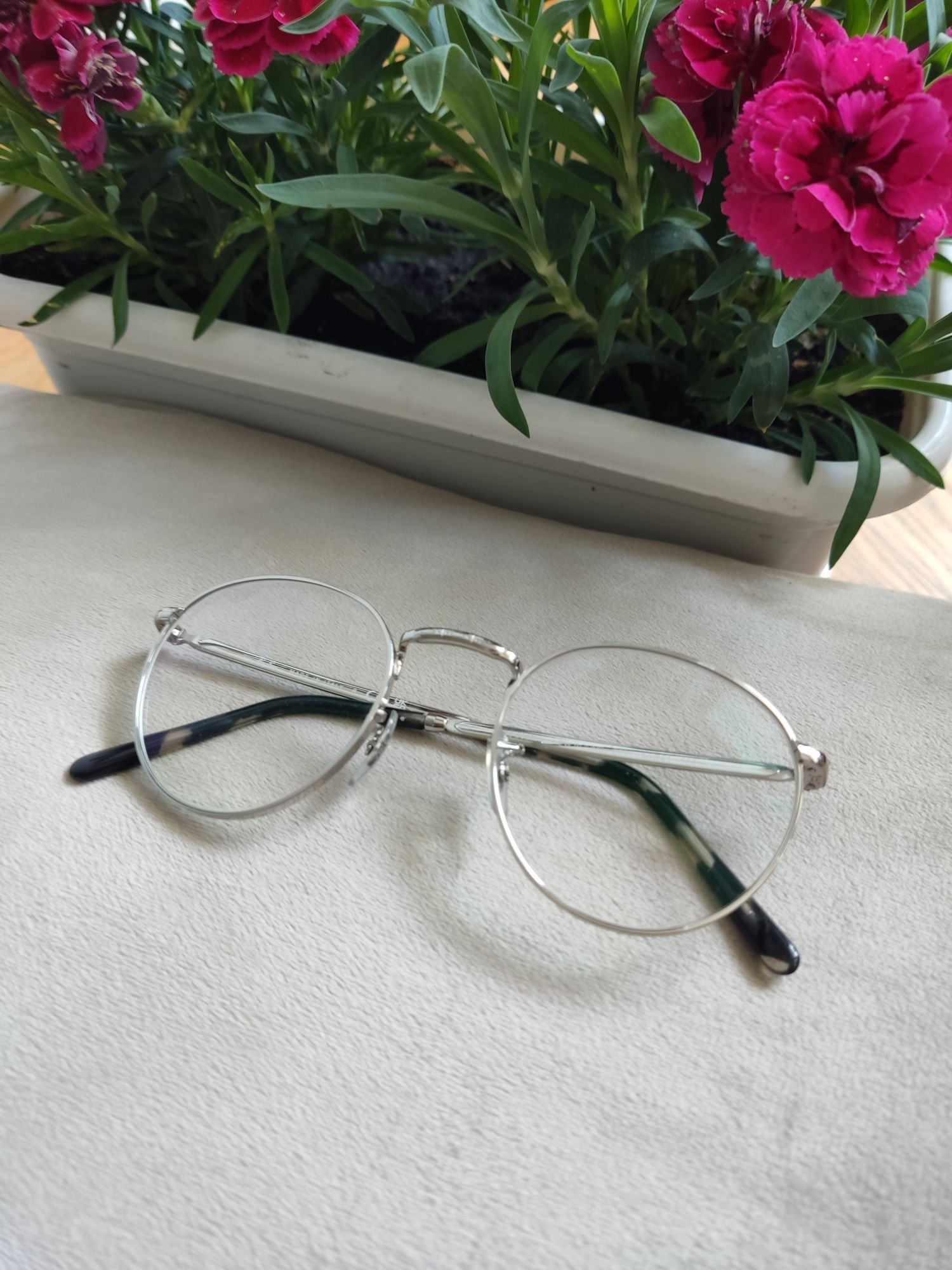 Oprawki Ray-Ban srebrne