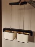 Lampa wisząca drewniana