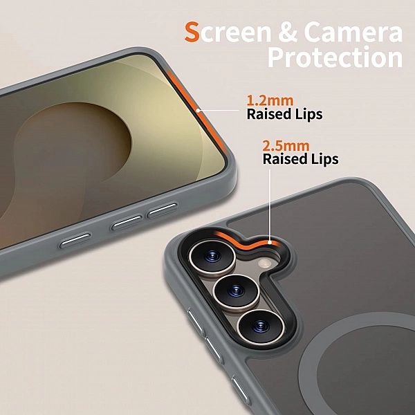 Tech-Protect Magmat Magsafe Galaxy S25 Matte Titanium