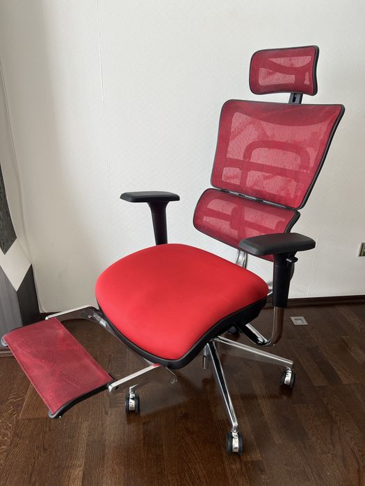 офісне крісло GT RACER X-802L RED (W-72 B-42)
