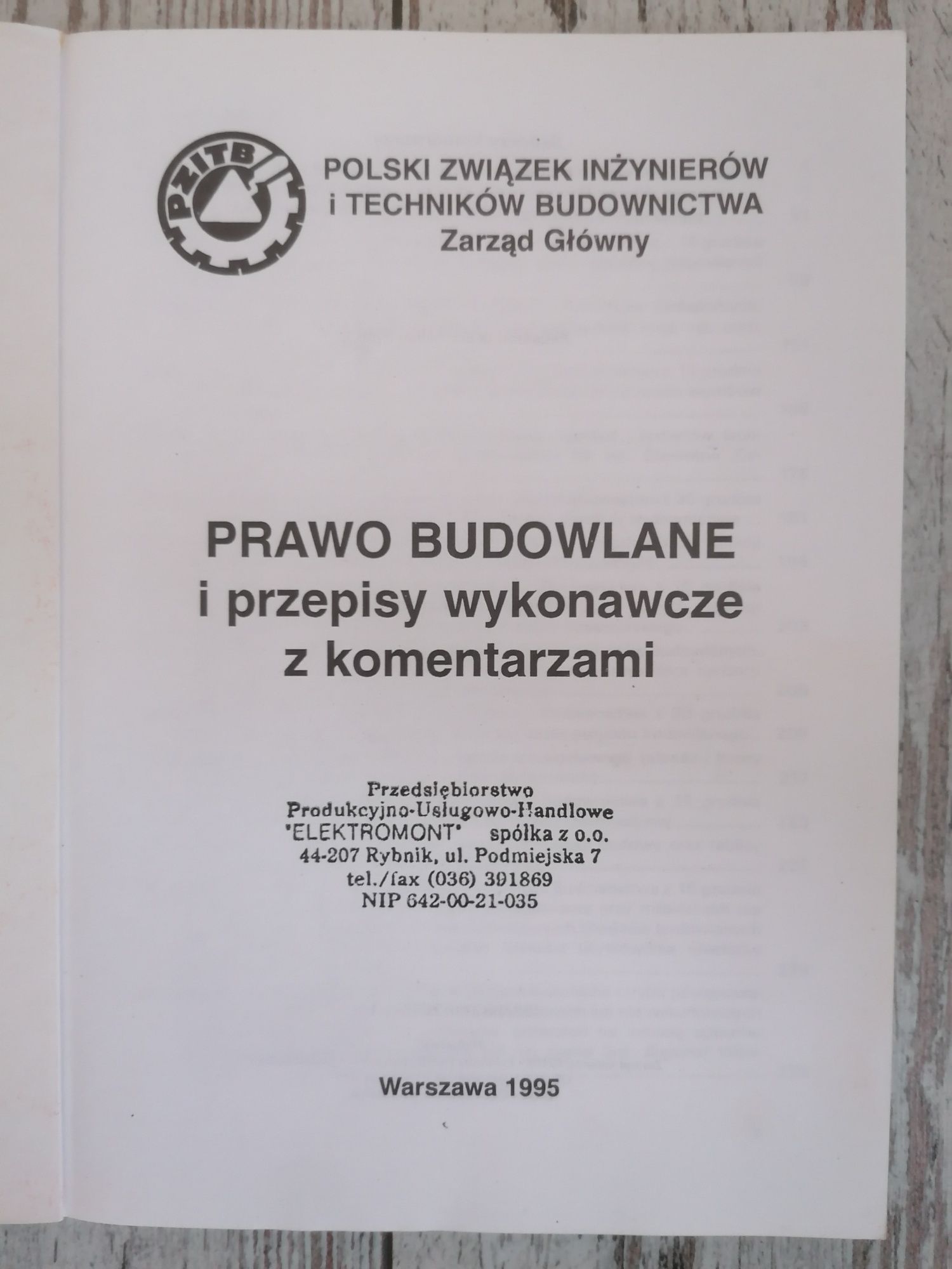 Prawo budowlane - książka