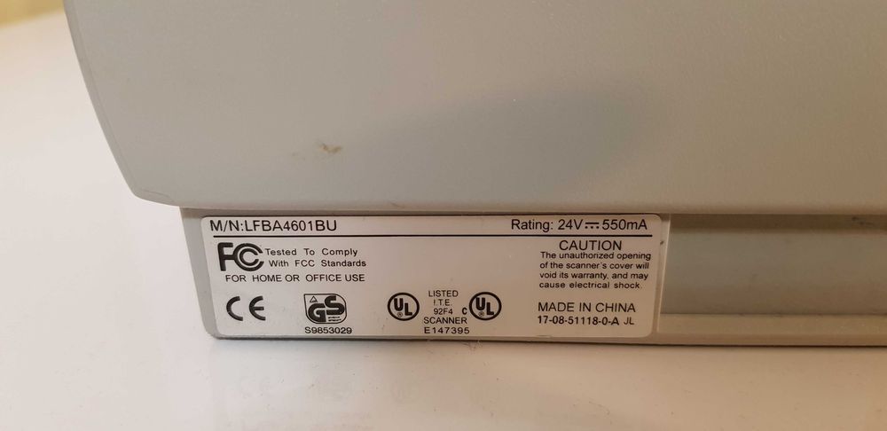 Skaner Plustek OpticPro 1212U nie używany