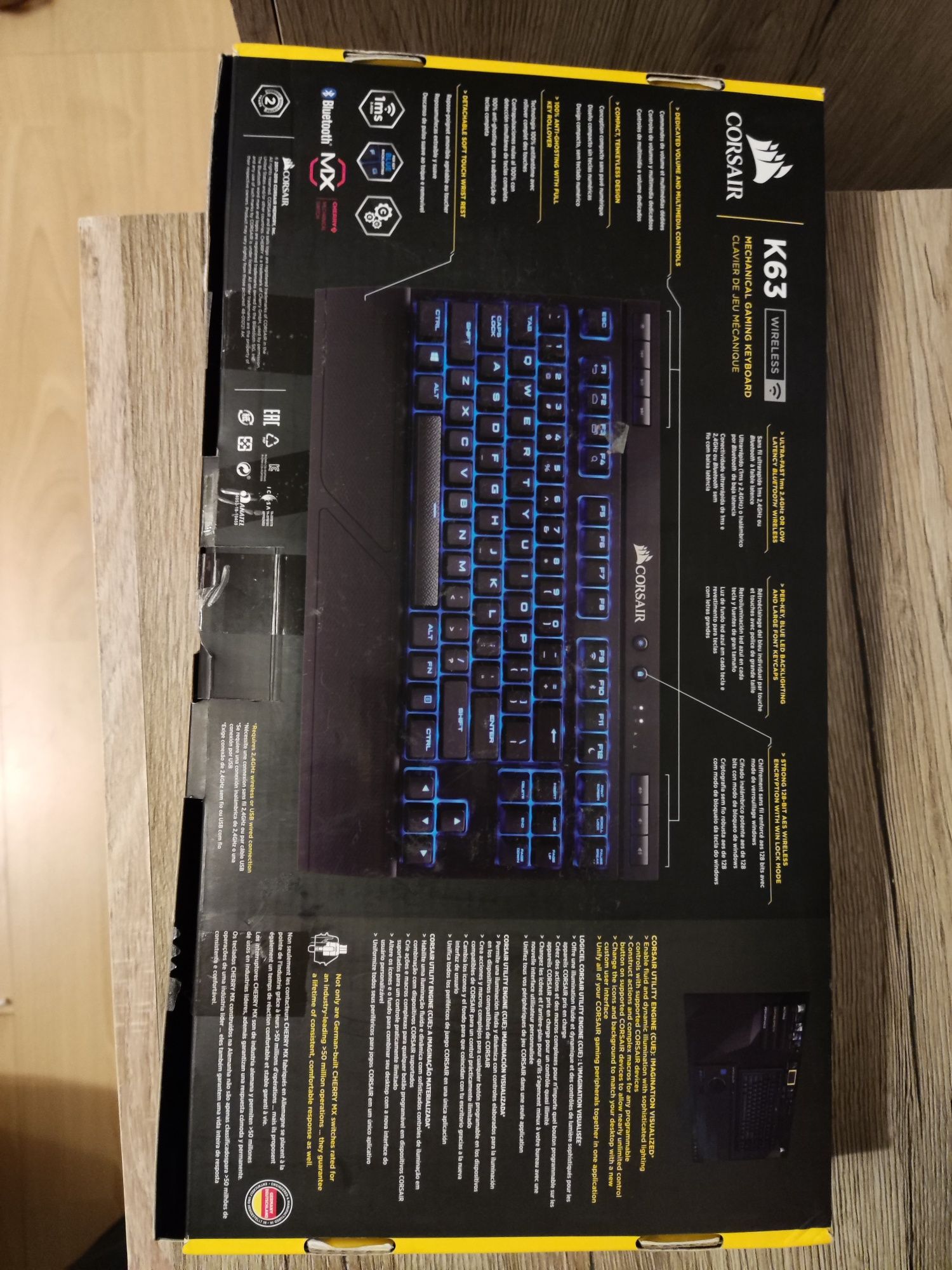 Klawiatura Corsair K 63 Wireless