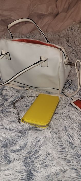 Torebka biała żółta gratis. Nowe. Polecam.
