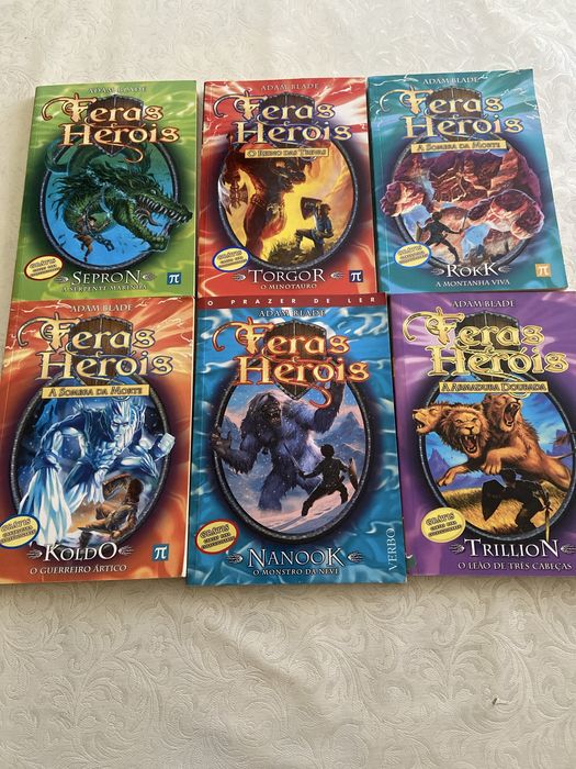 Vários livros coleção FERAS HERÓIS