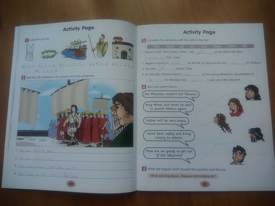 Theseus and the Minotaur - angielski dla dzieci, Level 5