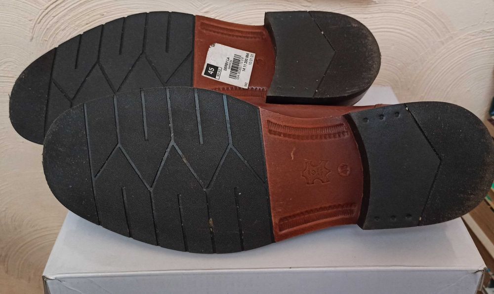 Чоловічі туфлі - дербі BrimeStone Marron 45 розмір, по устілці 30,5 см