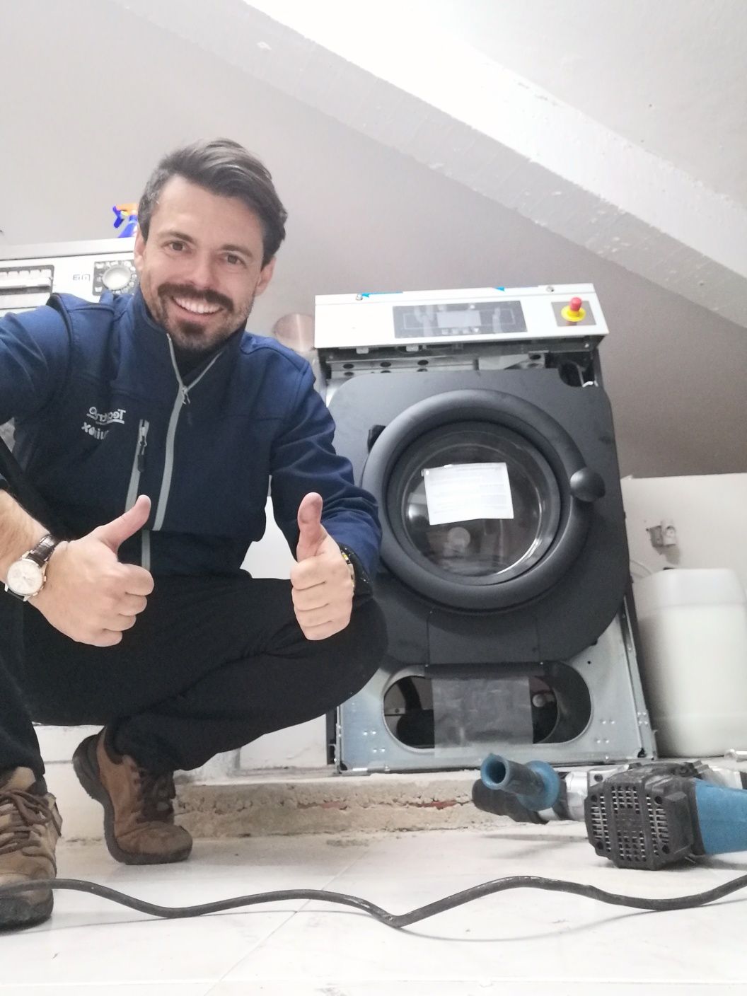 Máquina de lavar roupa industrial 20kg Self-service lares e hospitais
