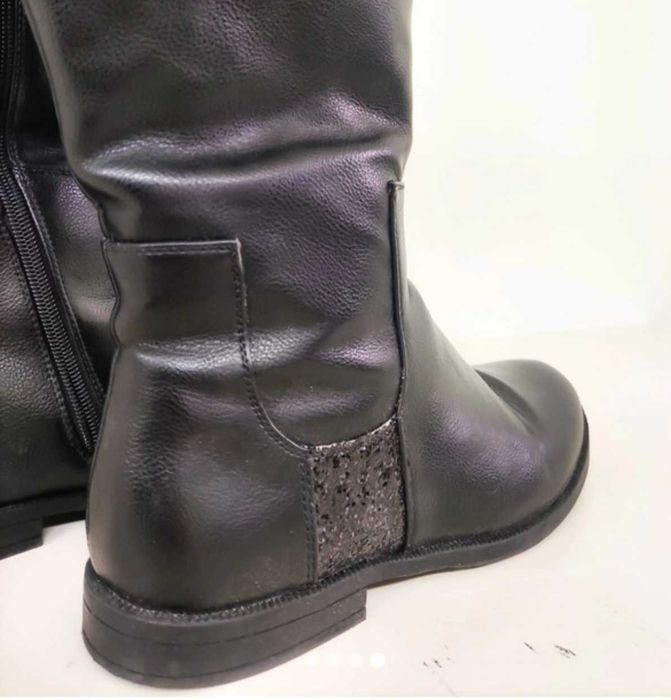 Botas de cano alto pele-Criança