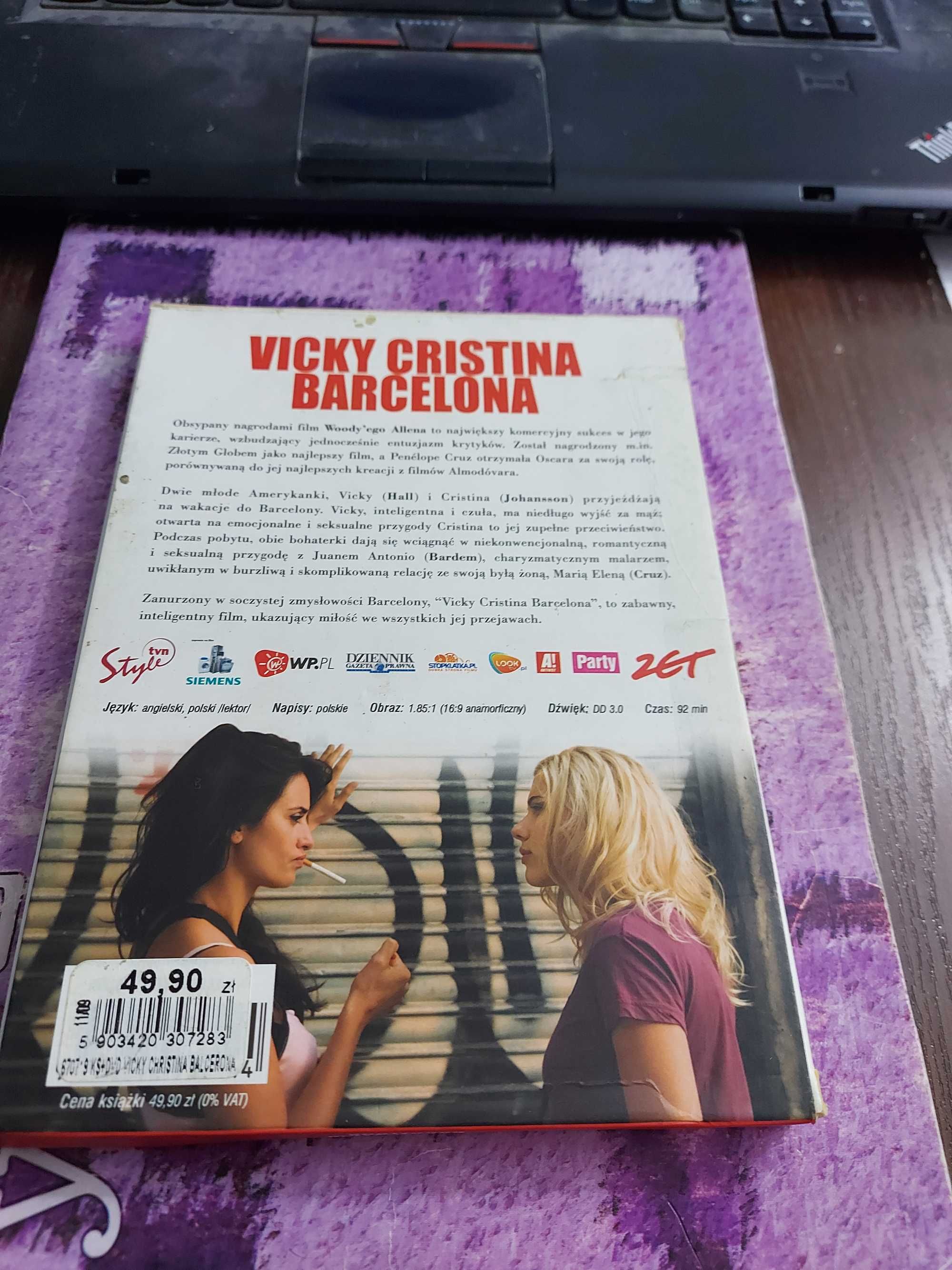 Vicky Cristina Barcelona .Film na DVD.