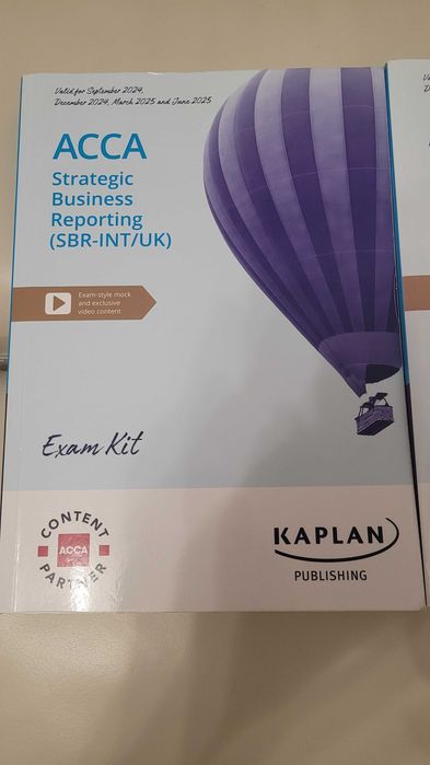 Acca SBR Kaplan 2024/2025 exam kit oraz study text + pocket notes