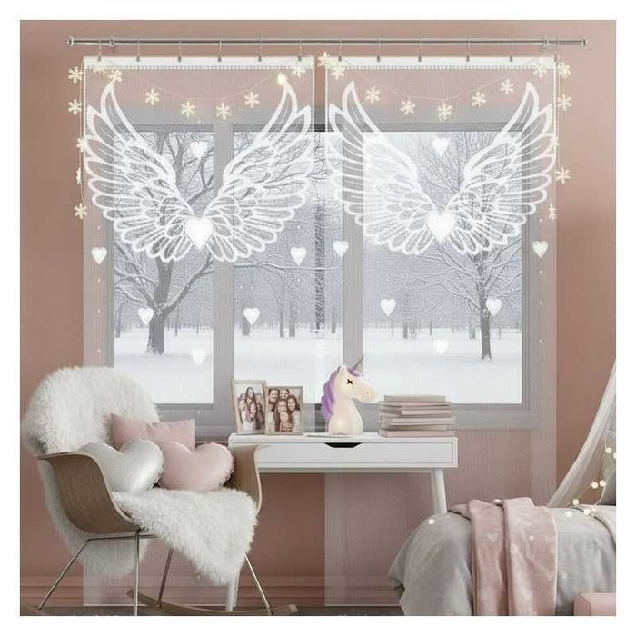 Komplet firan Skrzydlate Serce wys 250 cm DomoweTekstylia | WN6SS2 55K