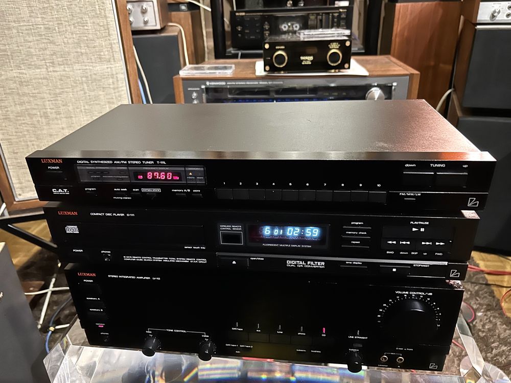 Wzmacniacz luxman lv 112 cd D 111 tuner t 111L