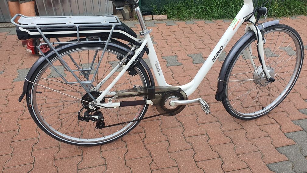 Rower elektryczny Geobike damka 28