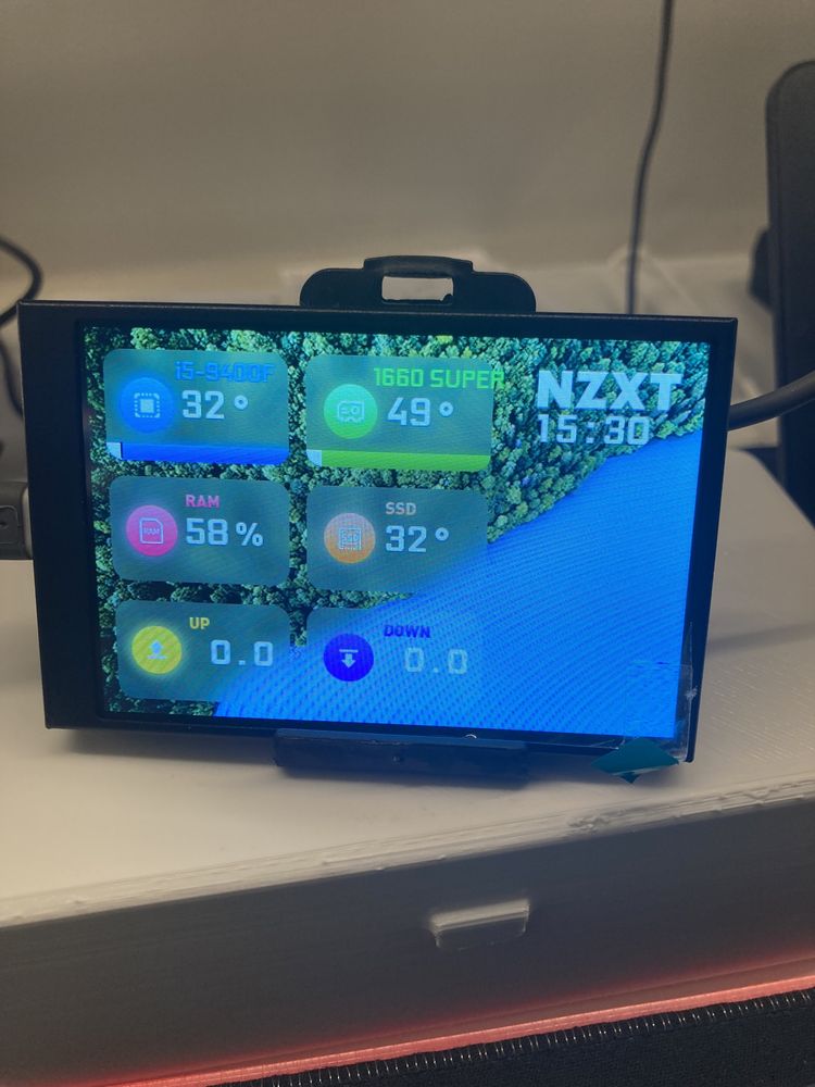 Tester Komputera 3.5 cala Temp. CPU GPU RAM SSD internet GAMING
