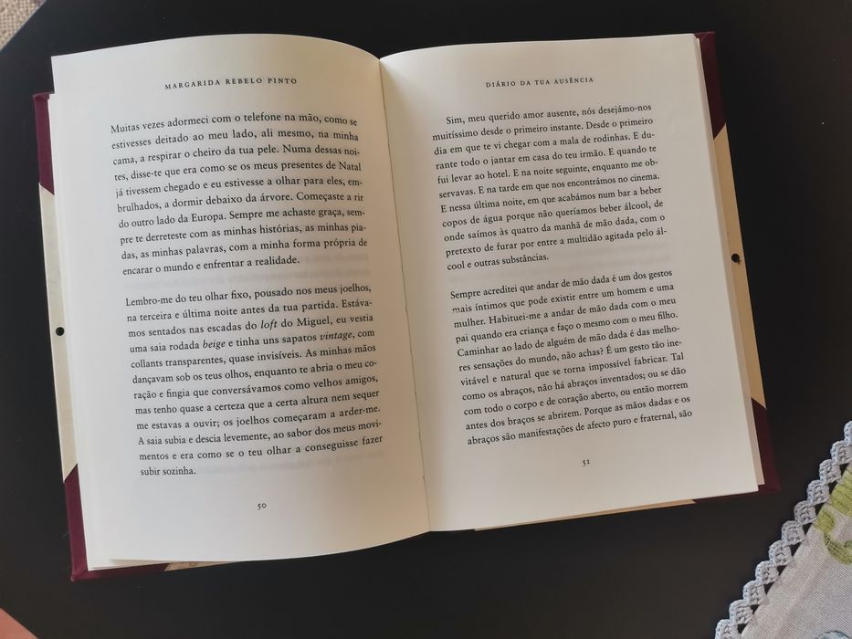 Livro "Diário da tua ausência"