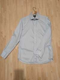 Koszula męska błękitna w kratkę 100% bawełna regular fit Reserved 41