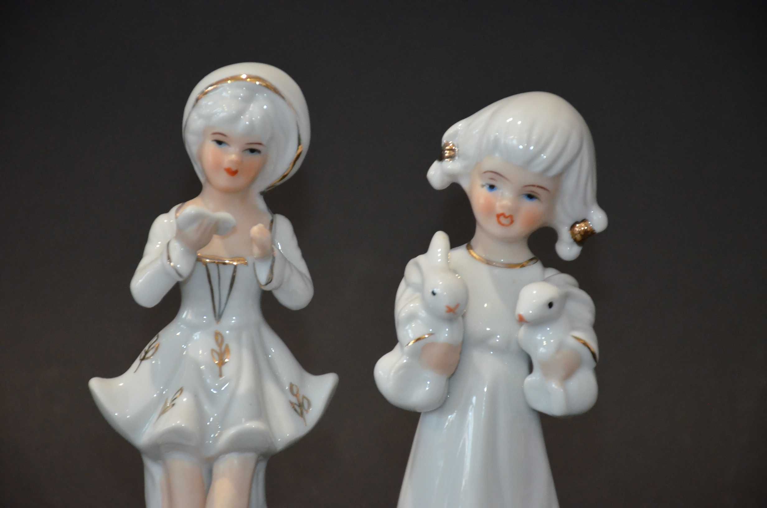 Porcelana, figurki dziewczynek