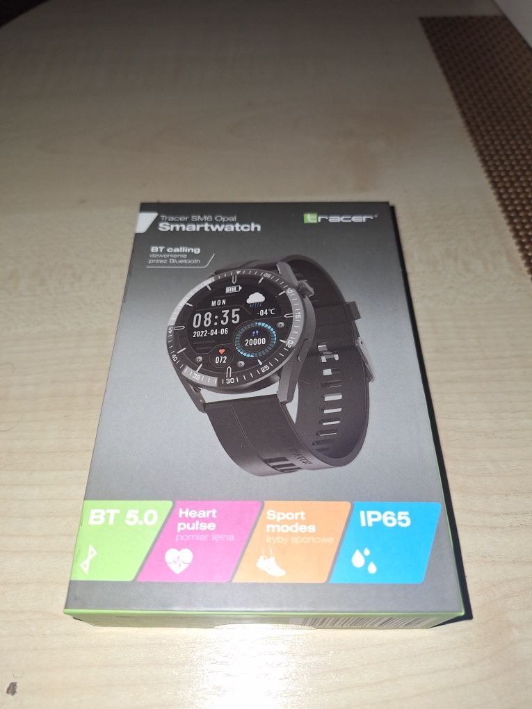 Smartwatch  NOWY Tracer SM6 OPAL
