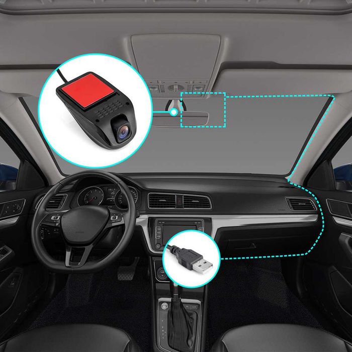 Camara mini dash cam carro carrinha camião Van SD segurança mota NOVO