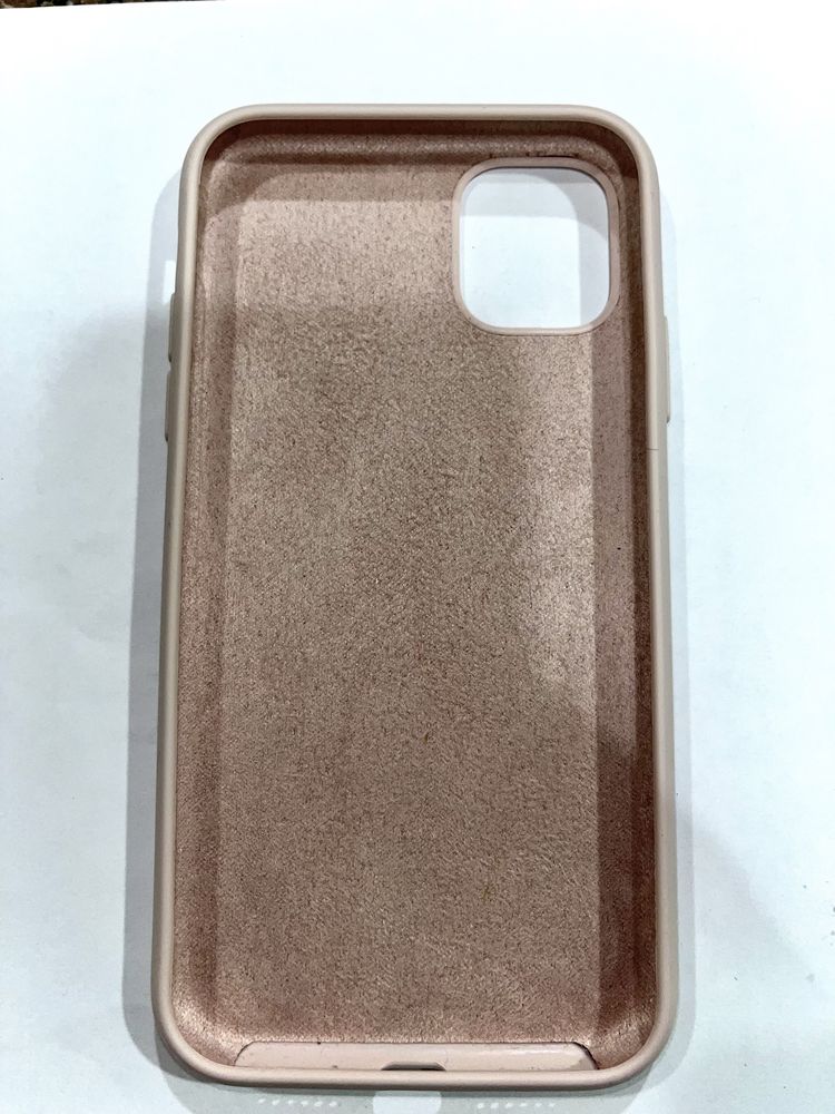 Capa iPhone 11 - rosa pastel/ beje