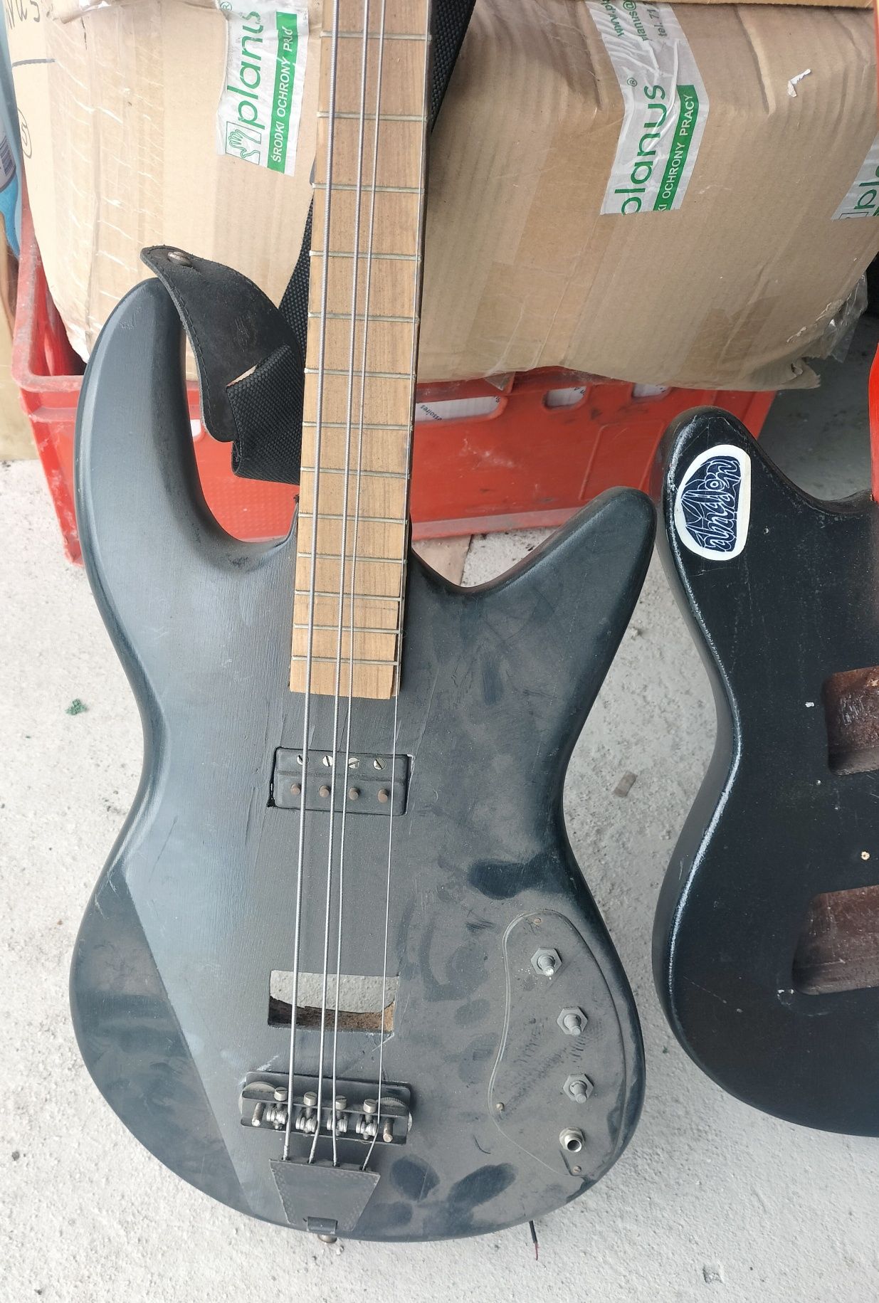 Gitara basowa retro gitary korpus pokrowiec
