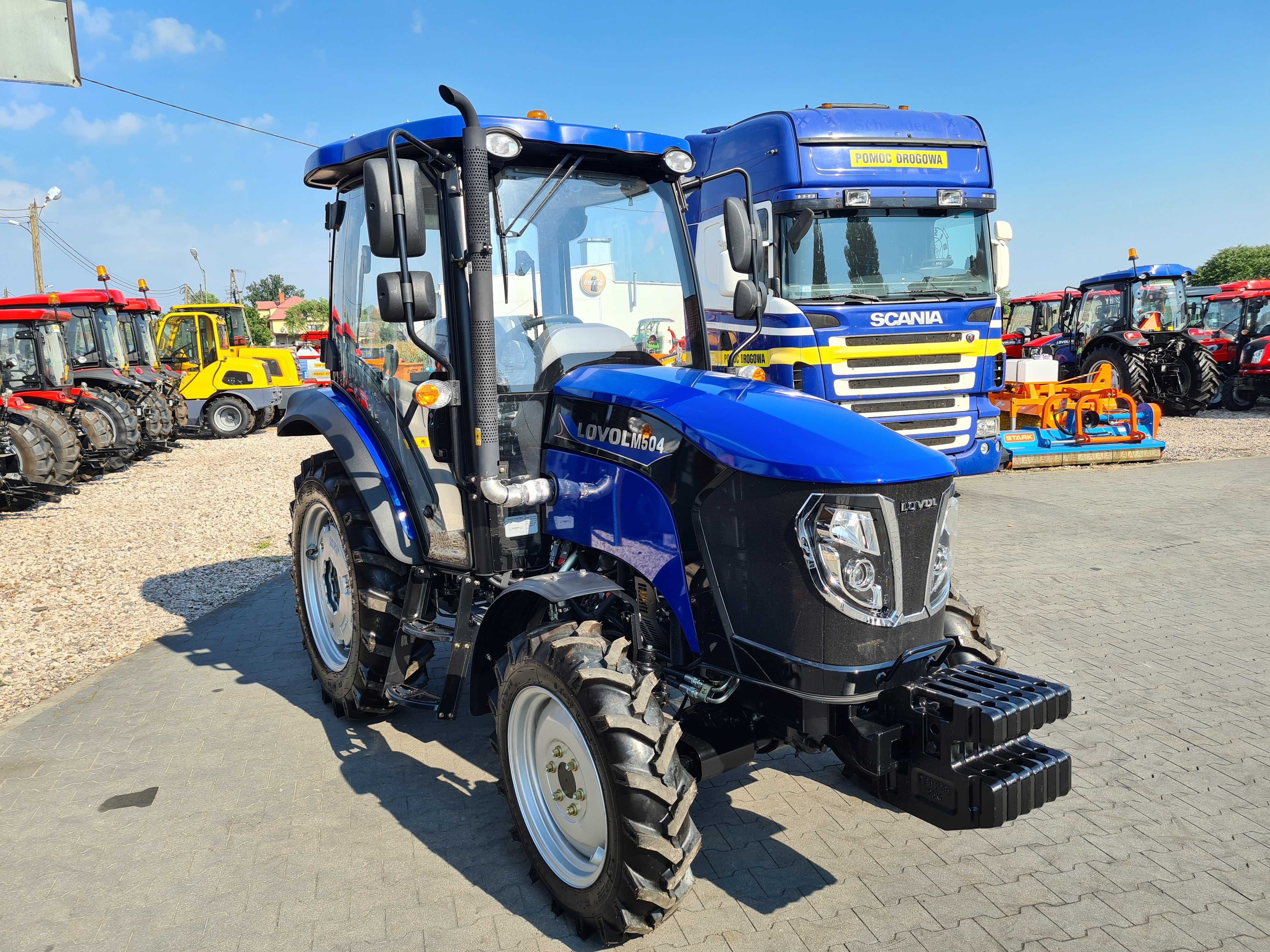 LOVOL M504 moc 50-60KM KREDYT 0% Rewers Klima Radio Pod Program PROW