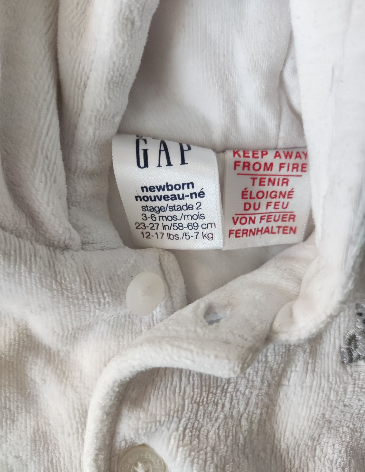 Gap lekka kurtka bluza niemowlęca 56 62