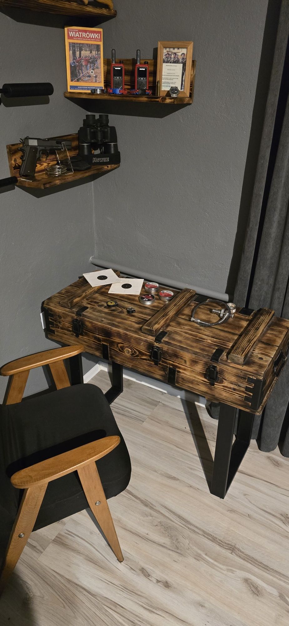 toaletka stolik konsola loft