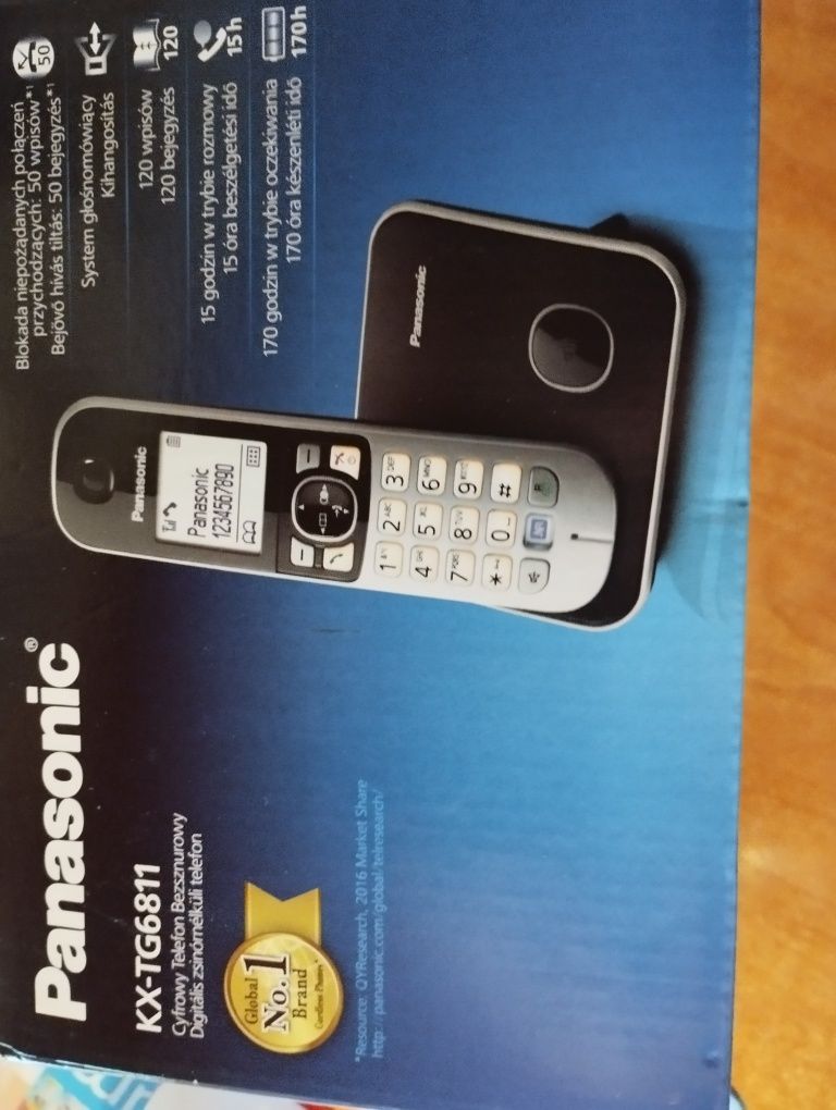 Panasonic telefon bezprzewodowy KX TG 6811