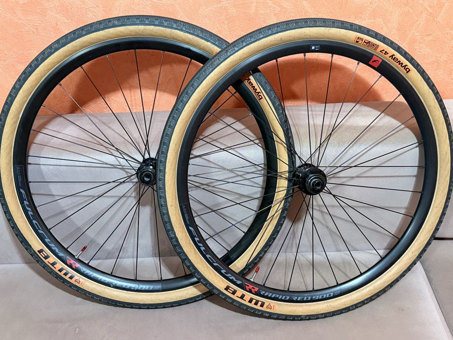 Топові гравійні колеса Fulcrum red 900 650d + wtb byway 47