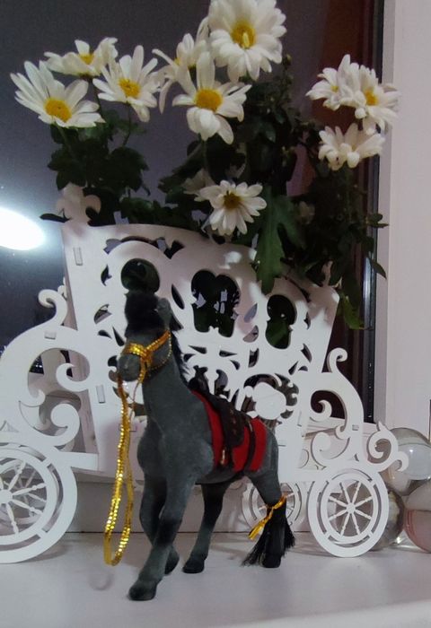 Акція Символ року кінь велюровий новорічна іграшка