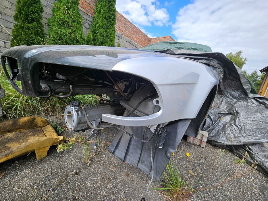 BMW E38 błotnik przed lift lewy przód idealny arktis silber lakier 309