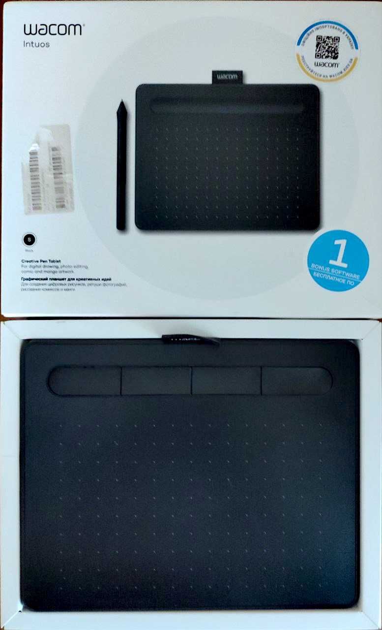 УВАГА!11 АКЦІЯ!!! Графічний планшет Wacom Intuos S Black (CTL-4100K-N)