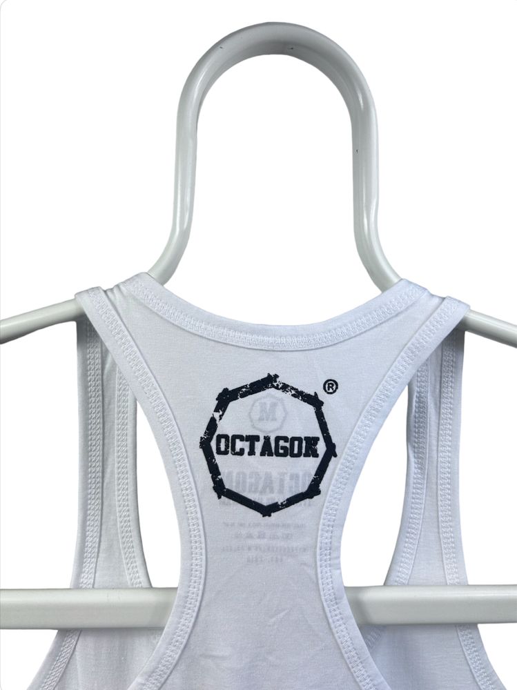 Podkoszulek męski biały tank top Octagon