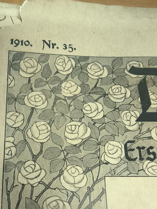 Zabytkowy magazyn modowy „Der Bazar” – rok 1910