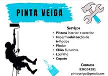 Faço trabalhos de pintura interior e exterior.(rapel)